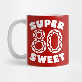 Super Sweet 80 Birthday Icing Mug